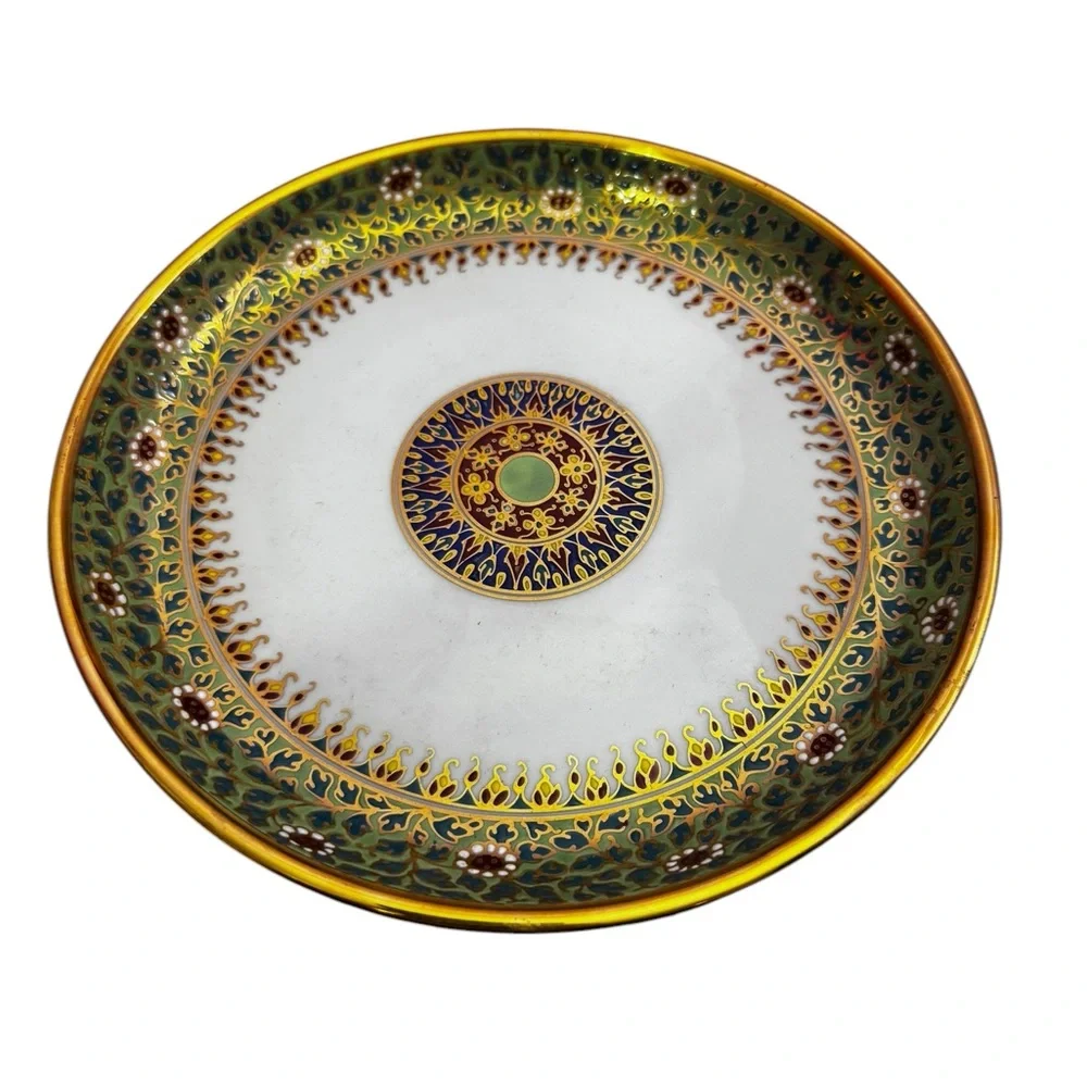 Vintage Hand-Painted Porcelain Tea Set – Gold & Floral Design - Picture 4 of 16